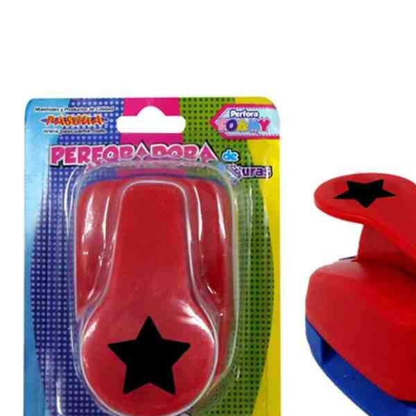 PERFORADORA 1 ORIF. PFOAMY FIG. ESTRELLA PASCUA BL.1296